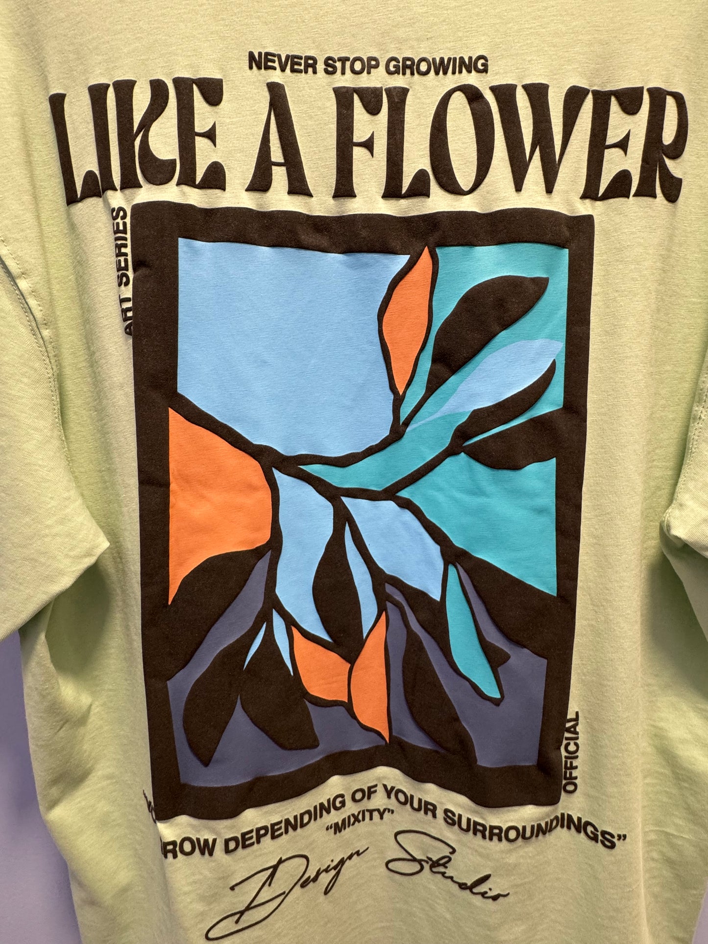 Tee-shirt flower