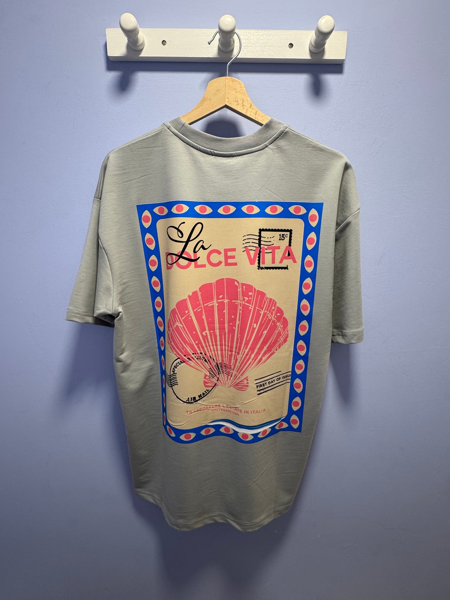 Tee-shirt coquillage gris