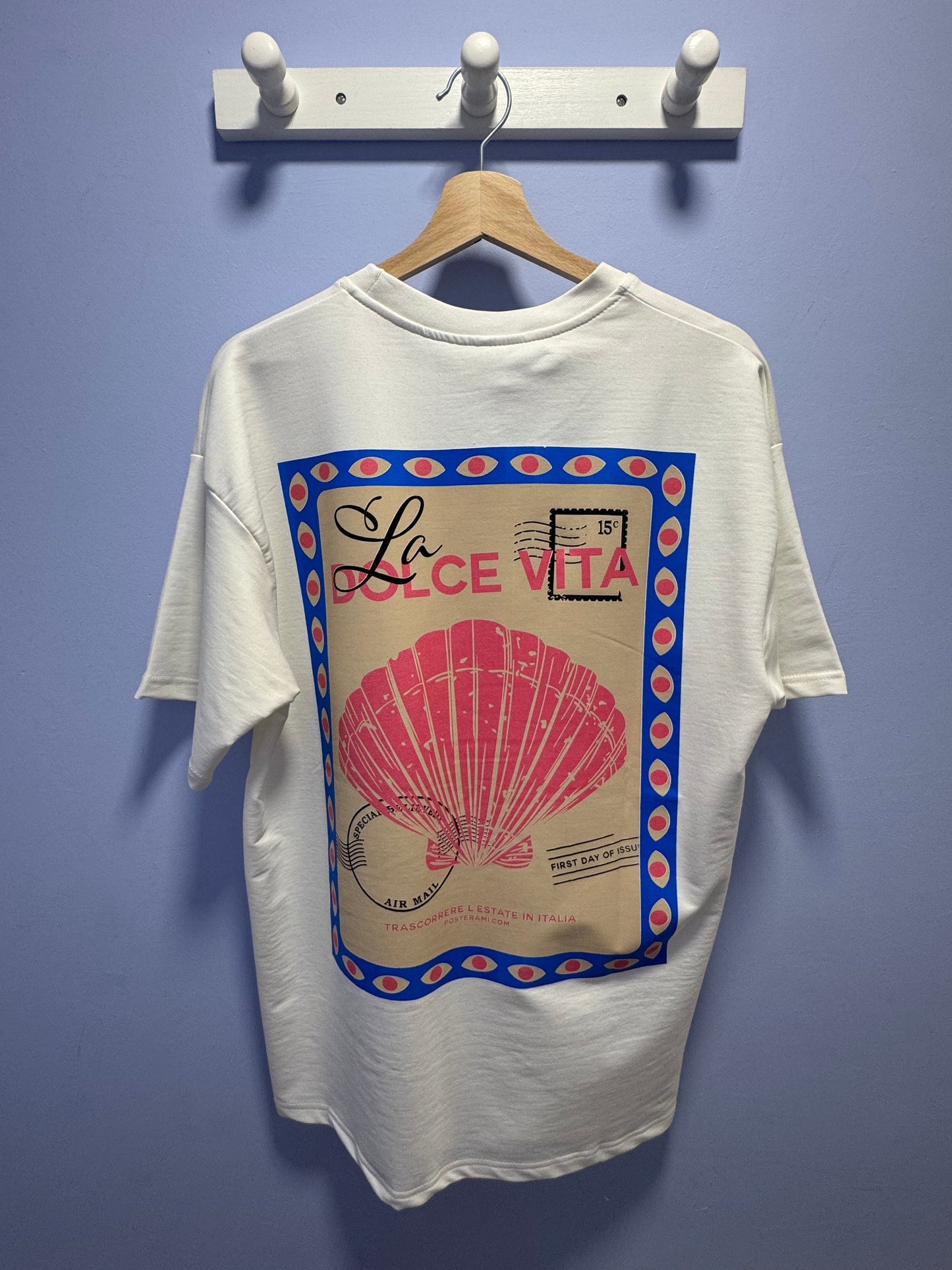 Tee-shirt coquillage blanc