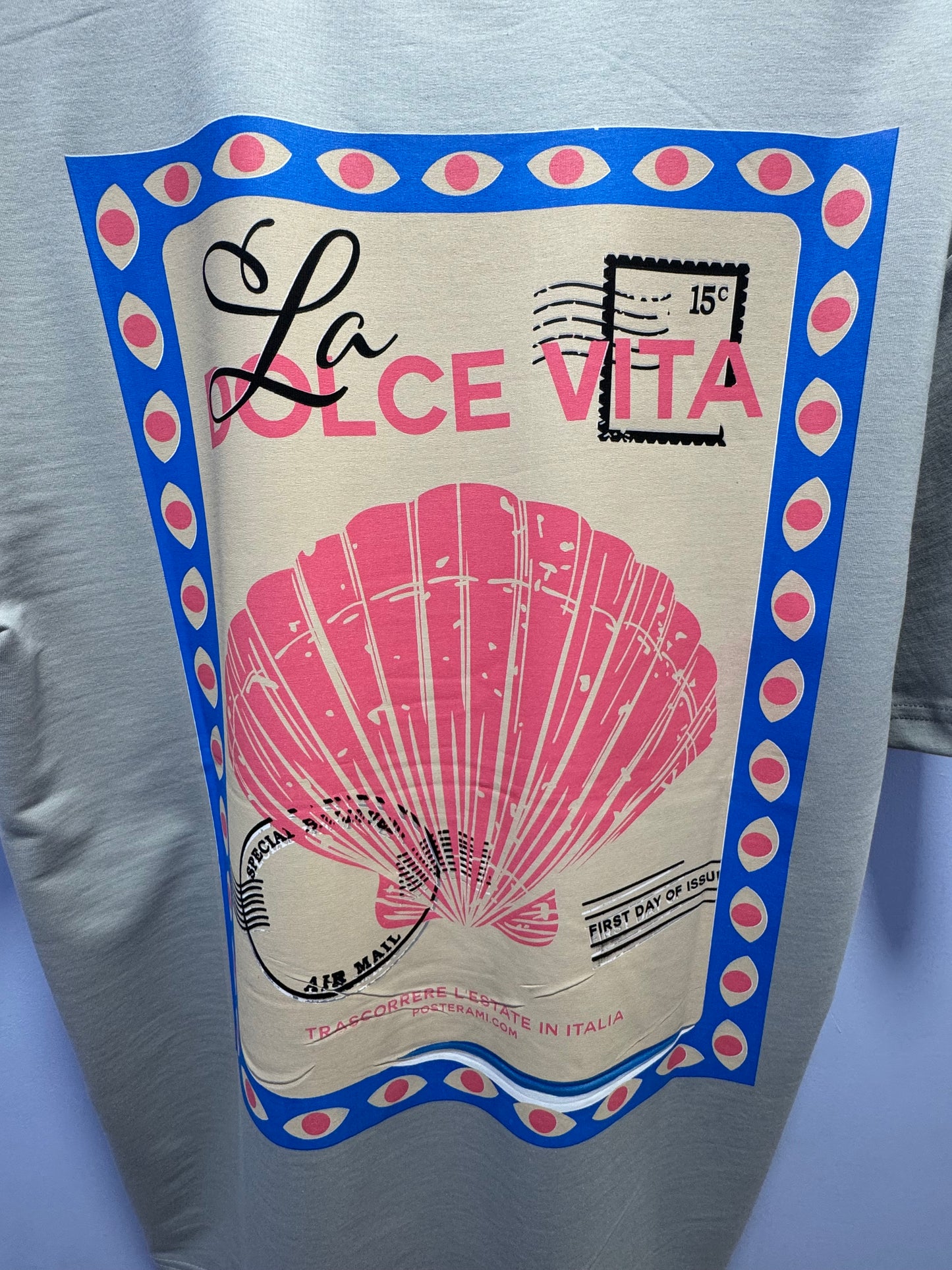 Tee-shirt coquillage gris